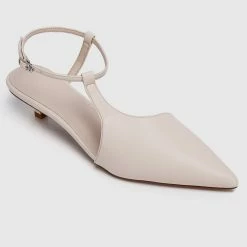 Milliotandco Paris Pointed Toe Heels (White)