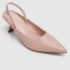 Milliot & Co Shoes Charmaine Pointed Toe Heels (Beige)