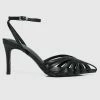 Milliot & Co Mariah Open Toe Heels (Black)