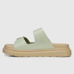 Milliot & Co Kendall Open Toe Sandals & Flip Flops (Dark Sea Green)