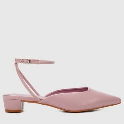 Milliot & Co Valencia Pointed Toe Ballerina & Flats (Thistle) Shoes