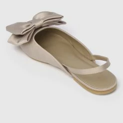 Milliot & Co Shoes Fay Pointed Toe Ballerina & Flats (Nude)