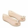 Milliot & Co Sundae Peep Toe Jelly Ballerina Flats (Nude) Shoes