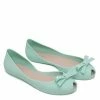 Milliot & Co Sweetie Rounded Toe Jelly Ballerina Flats (Light Green) Shoes