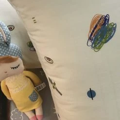 Milliotandco Tia Printed 4-pc Quilt Cover Set (White) The Home Edit