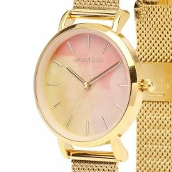 Milliotandco Tilly Gold Mesh Strap Watch (Gold) Accessories