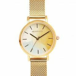 Milliotandco Accessories Tinker Gold Mesh Strap Watch (Gold)