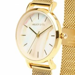 Milliotandco Trixie Gold Mesh Strap Watch (Gold) Accessories