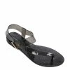 Milliot & Co Twinkie T-Strap Jelly Sandals (Black) Shoes