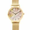 Milliotandco Twinkle Gold Mesh Strap Watch (Gold) Accessories