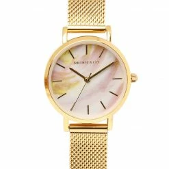 Milliotandco Twinkle Gold Mesh Strap Watch (Gold) Accessories