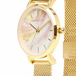Milliotandco Twinkle Gold Mesh Strap Watch (Gold) Accessories