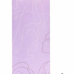 Milliotandco Doodle Face TPE Sport Mat (3.5 MM) - Purple Yoga Mats