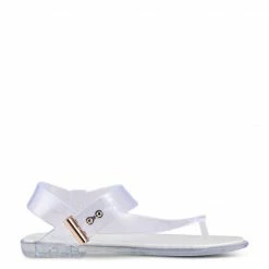 Milliot & Co Yummy T-Strap Jelly Sandals (Clear)